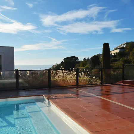 Charmant 2p De 45m2 Au Calme, Vue Mer Panoramique, Terrasse Privee 30m2, Piscine